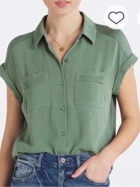 FORTUNE + IVY
Dallas Mixed Material Shirt